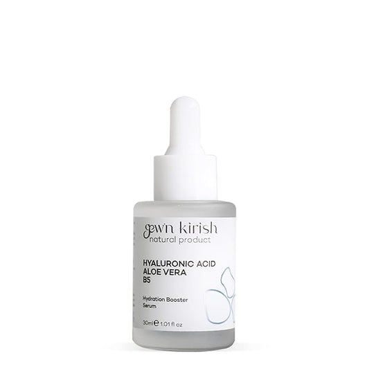 Gew’n Kirish Hyaluronic Acid + Aloe Vera + Vitamin B5 Hydration Booster Serum – Deep Moisture, Soothing & Skin Barrier Support, Lightweight Daily Hydrating Serum, 30 ml (1.01 fl oz)
