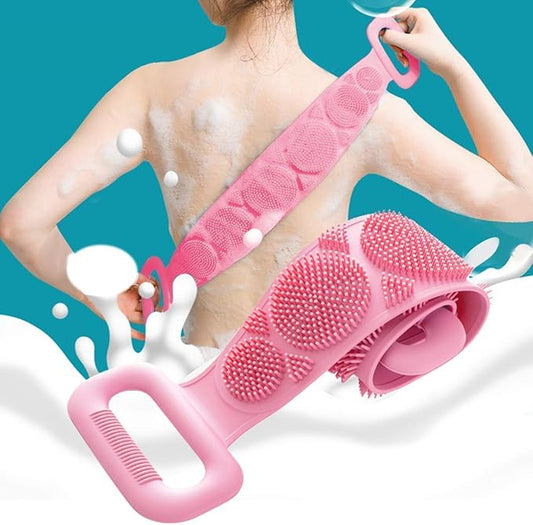 Silicone Back Scrubber for Shower, Silicone Body Scrubber for Men and Women, Silicone Bath Body Brush, Deep Clean & Invigorate Your Skin