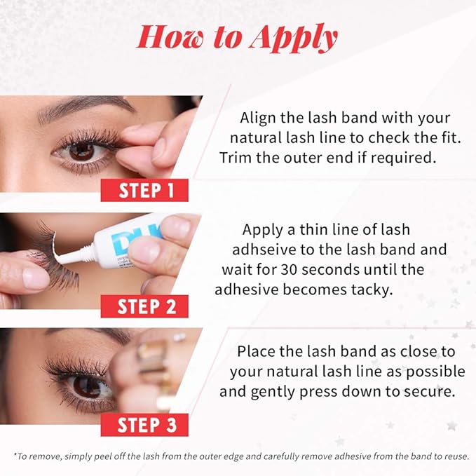 Ardell Wispies False Eyelashes 113 - Natural Wispy Lashes, Lightweight Reusable Strip Lashes, 6 Pairs, 1 Pack