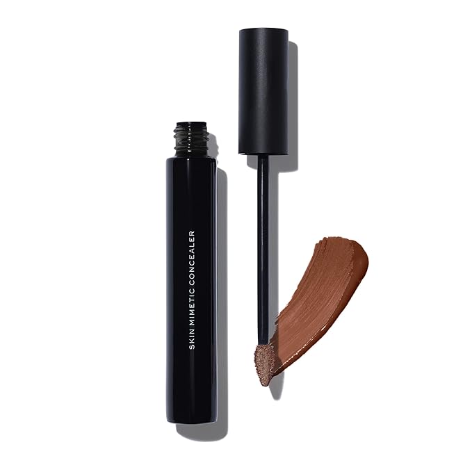 MAKE Beauty Skin Mimetic Concealer Buildable Medium Coverage Hydrating Concealer for Dark Circles Spot Concealing Brightening Crease-Free, Including Mature Skin. Radiant Finish. 18 Deep Neutral