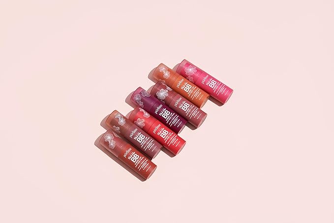 pürlisse Blush Glow Lip and Cheek Tint - Blush Stick for Cheeks and Lips with Vitamin E & Hyaluronic Acid - Hydrating & Buildable 2-in-1 Cream Blush Stick - Summer Coral (.28 oz)