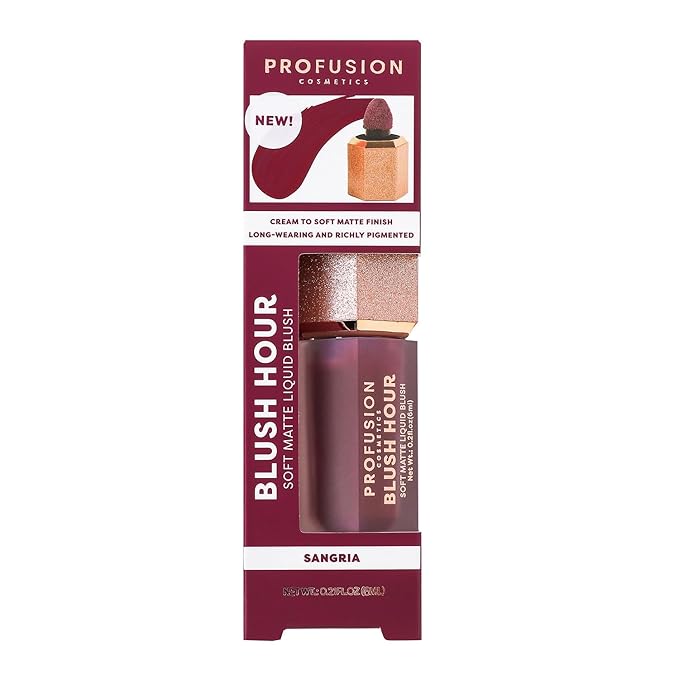 Profusion Cosmetics BLUSH HOUR LIQUID CREAM BLUSH (Bellini, 1)