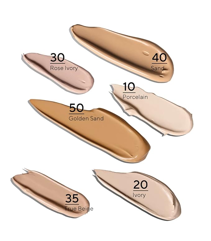 MÁDARA Organic Skincare | SKINONYM Semi-Matte Peptide Foundation, #40 SAND, 30ml – Boosted by collagen-supporting peptides, Semi-matte finish, Adapts to the skin's texture, Ecocert certified.