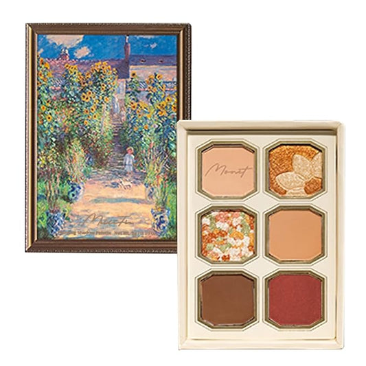 MilleFee Painting Eyeshadow Palette (05 Monet's garden) Warm Deep, Cruelty-Free, Smudge-Proof