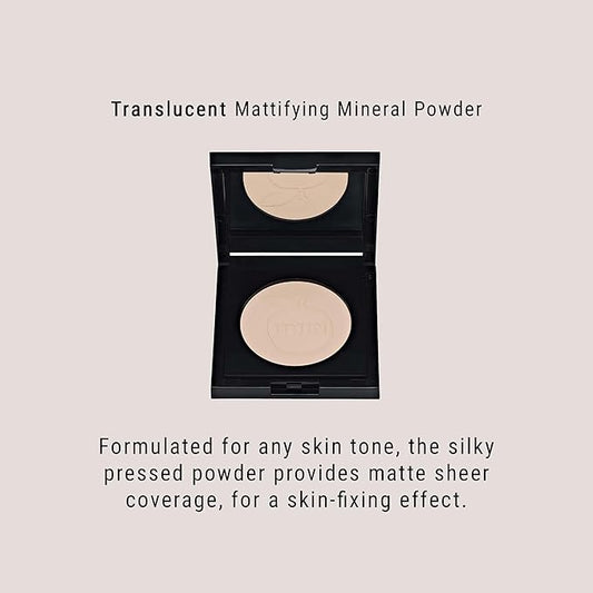 Translucent Mattifying Mineral Powder - For A Flawless Finish - Matte Sheer - Provides Subtle Coverage - With A Durable Fixing Effect - Tuva - 0.12 Oz, (I0096082)