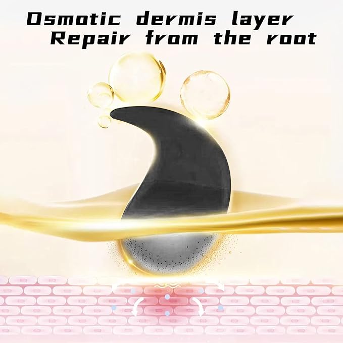 Adofect 30 Pairs Black Collagen Under Eye Mask Anti-Aging Hyaluronic Acid Eye Patches for Moisturizing & Reducing Dark Circles, Luxury Gift for Women and Men, Black