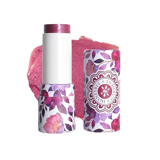 Honeybee Gardens Color Within Reach MultiStick, Bordeaux, Berry with Soft Shimmer, Multipurpose Makeup, Natural Glow, Easy Application, Vegan, Cruelty-Free, Net Wt. 0.2 oz