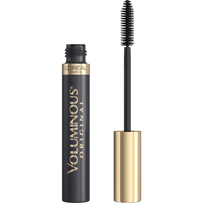 L’Oréal Paris Original Voluminous Mascara Makeup Set, Includes Building Volume and Length Mascara and Infallible Eyeliner, Blackest Black, 1 Kit