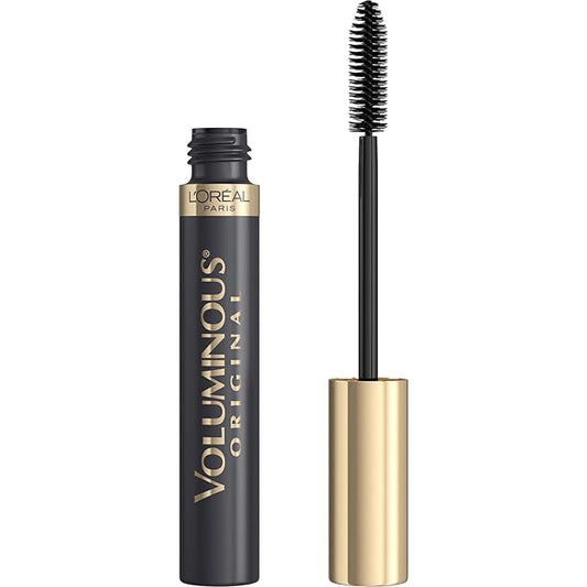 L’Oréal Paris Original Voluminous Mascara Makeup Set, Includes Building Volume and Length Mascara and Infallible Eyeliner, Blackest Black, 1 Kit