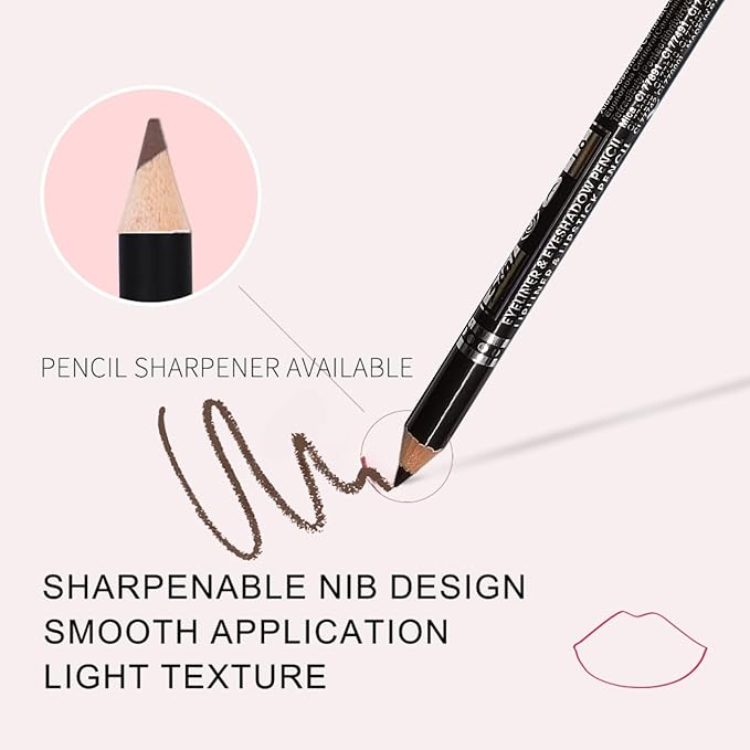 6PCS Matte Lip Liner Set - Premium Waterproof Brown Lip Liner Pencils for Defining & Filling Lips, Long-Lasting Smooth Lip Makeup, High Pigmented Lip Liner Pack for Perfect Nude & Natural Looks #3