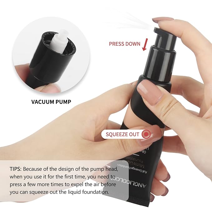 Matte Oil Control Concealer Foundation 2PCS, Flawless Soft Long Lasting Foundation Makeup,Waterproof Full Coverage Face Makeup Strong Concealer Foundation for Oily Acne Skin (2PC 103, 60ml)