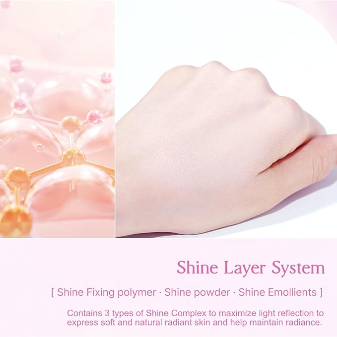 MIBA Ion Calcium Foundation Double Cushion Glow 25 g / 0.88 oz Big Cushion SEASON 3. Long Lasting Cover Effect. Moisture glow. Skin tightening relief. Smooth adhesion. (#21 Rosy Ivory Refill)