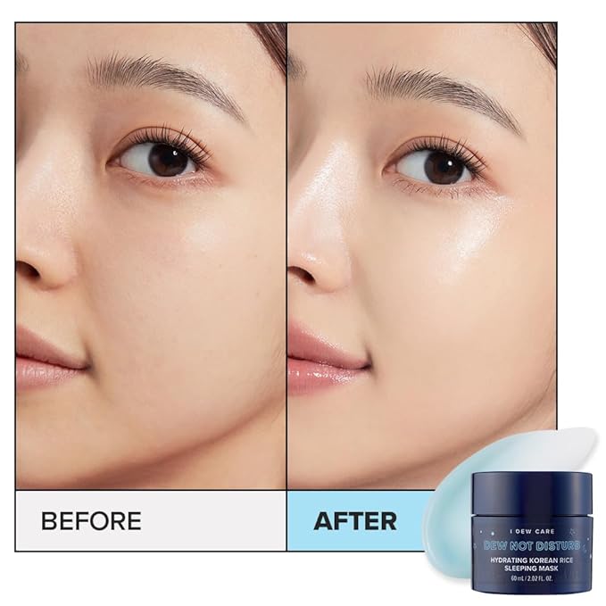 I DEW CARE Night Sleeping Mask - Dew Not Disturb | Hydrating Korean Face Mask Overnight for Glass Skin Glow, Moisturizing Skincare, Best Hydrating Face Masks, Skincare Korean Women, 2.02 FL Oz (60 ml)