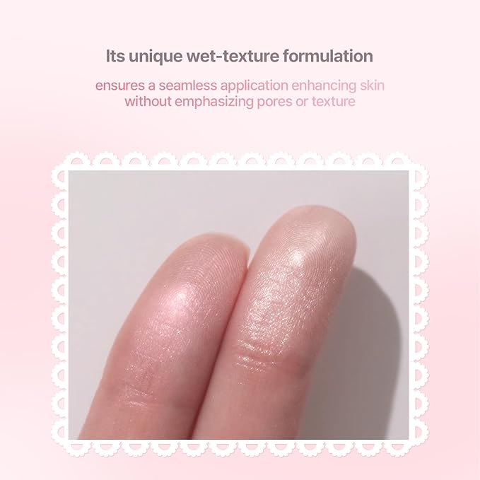 2aN Pure Glash Highlighter – Glass-Like Sheen Powder Highlighter for a Natural, Radiant Glow | Buildable, Long-Lasting, Lightweight Formula (PINKBELL, 0.8oz)