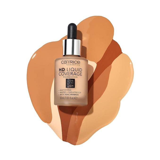 Catrice | HD Liquid Coverage Foundation | High & Natural Coverage | Vegan & Cruelty Free (085 | Chestnut Beige)