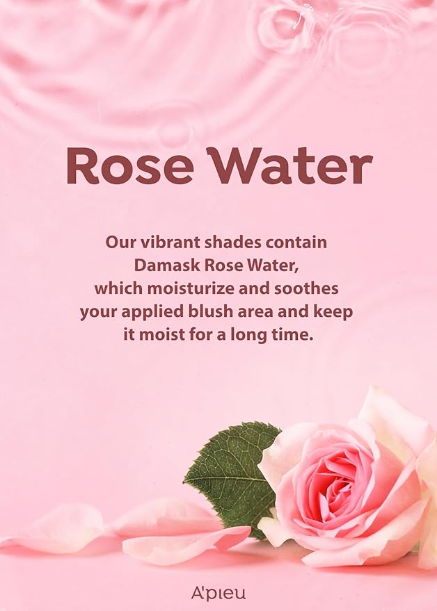 A'PIEU Juicy-Pang Water Blusher [PK04] (0.31 fl oz) - Dewy-Liquid Cheek Color with Fruity Tint and Soft Blendable Texture. Fruit Extract Blend, Rose Flower Water.