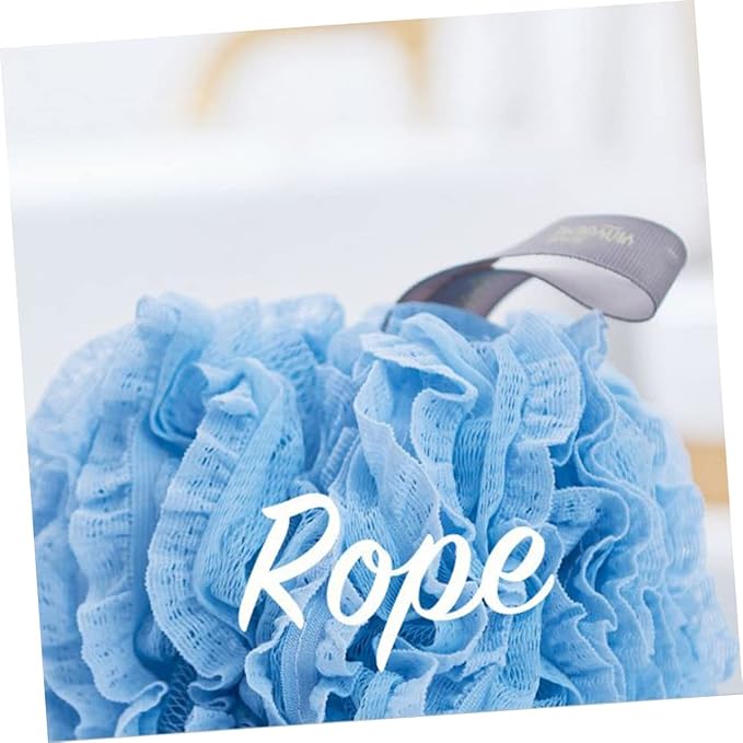 Didiseaon Scrub Sponge Lace Gloves Shower Ball Bath Ball Loofah Shower Bath Loofah Shower Pouf Foam Sponge Shower Loofa Bath Sponge Bath Shower Loofah Mitt Back Loofah Powder Puff