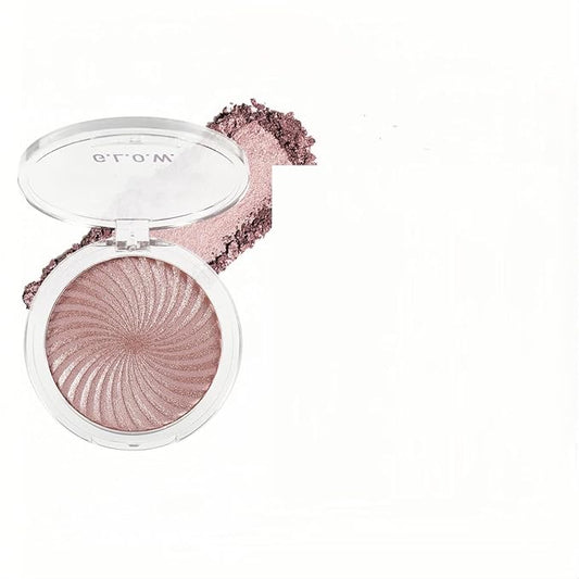 Shiny Face Highlighter Palette 6 Colors Shimmer Glow Finish Face Highlighter Powder Palette Long Lasting Sparkling Highlight Face Illuminator Makeup (Color 05)