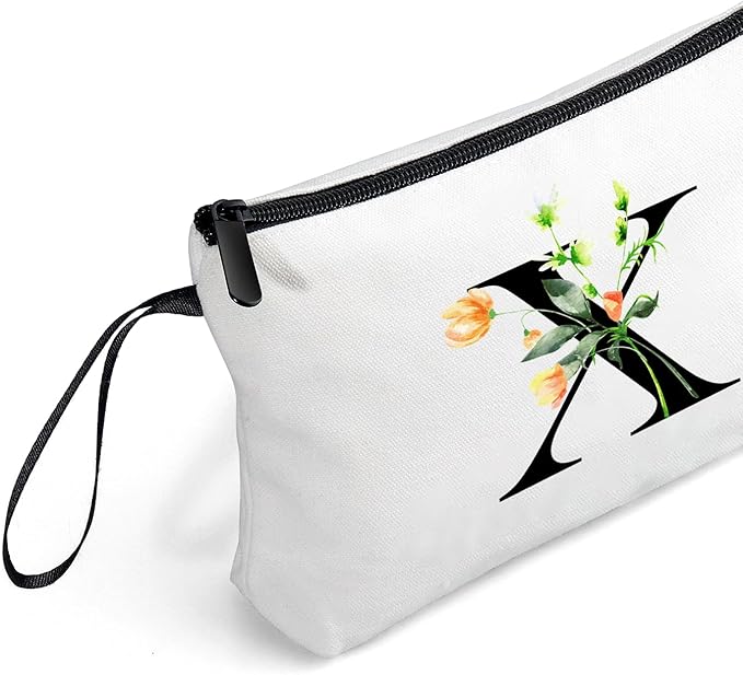 Birthday Friendship Womens Bridesmaid Proposal Coolest Gifts for Sister Teacher Coworkers Bride Personalized Travel Makeup Cosmetic Bag with Mirror Valentines Mothers Day Christmas Graduation X