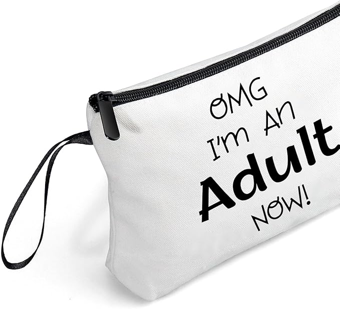 18th Birthday Gifts for Girls, 18 Year Old Girl Birthday Gifts, Makeup Bag With Mirror, Birthday Gift for Daughter, Sister, Friend, Girl, Teen,Christmas Gifts