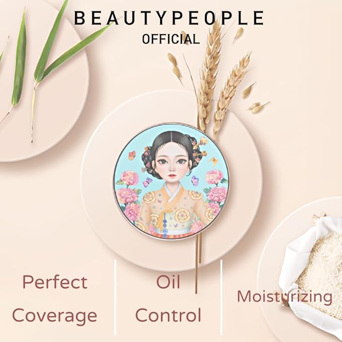 BEAUTYPEOPLE Full Cover Cushion Natural Long Lasting Make Up Liquid Foundation_#21 Cover Beige_Ver1