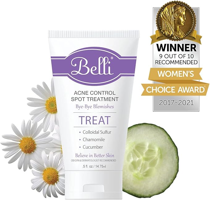 Belli Skincare Acne Control Spot Treatment - Skin Care Treatment - Acne Treatment - Vegan Face Wash - Pregnancy Acne Treatment - Acne Spot Treatment for Face - Face Care