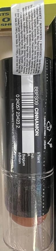 Palladio BUILD + BLEND Foundation Stick, Contour Stick for Face, Professional Makeup for Perfect Look, 0.25 Ounce (Cinnamon)