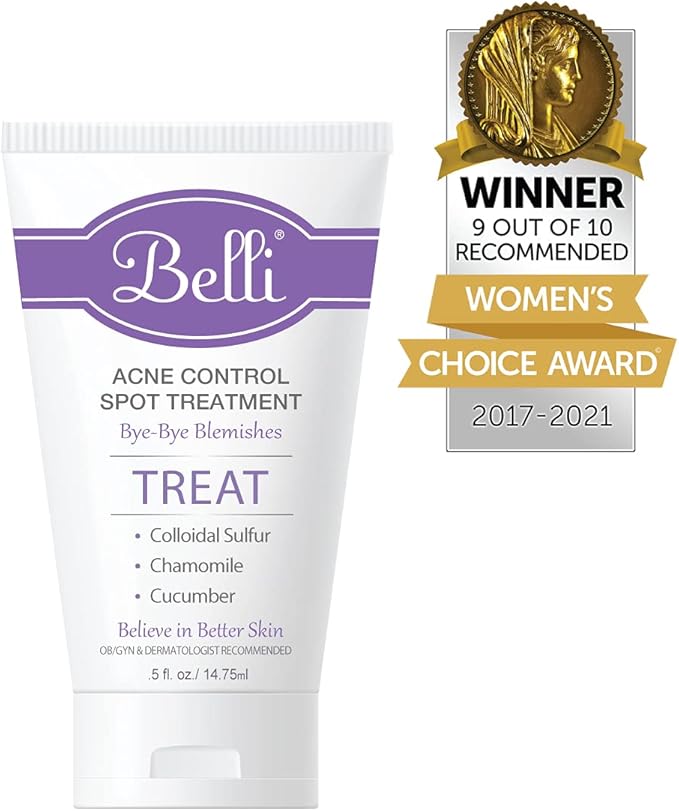Belli Skincare Acne Control Spot Treatment - Skin Care Treatment - Acne Treatment - Vegan Face Wash - Pregnancy Acne Treatment - Acne Spot Treatment for Face - Face Care