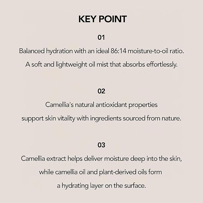 A'Prep Camellia Revitalizing Glow Fine Essence – Ultra-Fine Hydrating Mist with Camellia Extract, Niacinamide & Hyaluronic Acid for Radiant Skin, Korean Skincare, 120ml