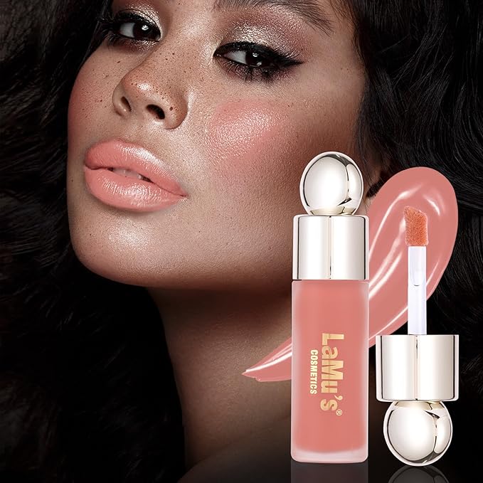 LaMu'S COSMETICS Soft Pinch Weightless Liquid Blush, Long-Lasting Beauty Natural Waterproof Face Liquid Blush For All-Day Wear (Worth-Rose, 0.25fl.oz/7.5ml)