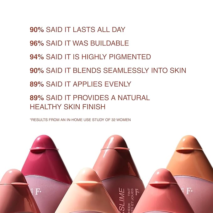 Freck Beauty CHEEKSLIME Lip & Cheek Tint - Liquid Cream Blush, High Impact Pigments, Blends Seamlessly, Dries Down to Natural Flush for All Skin Tones | CUFFED (Soft Pink)