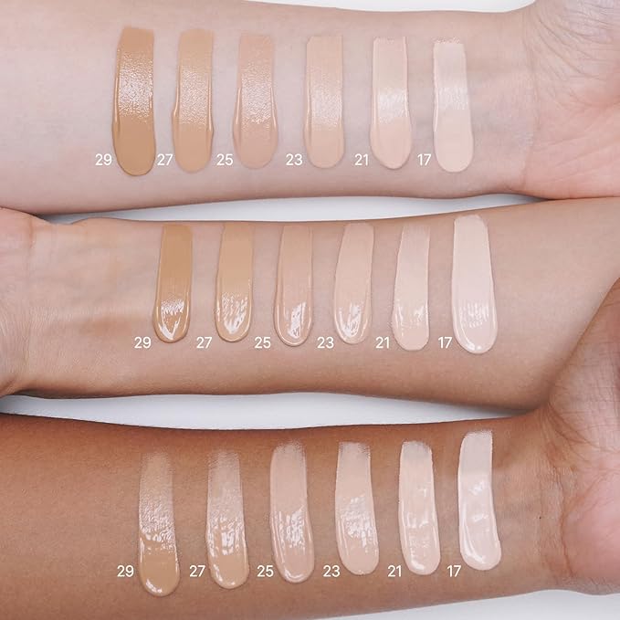 2aN Gleaming Tension Cushion Foundation Pact 0.45 oz, Korean Cushion Foundation Makeup, Lightweight & Buildable Coverage with Ceramides and Centella Asiatica (#17 Pure Ivory, 0.45 oz)