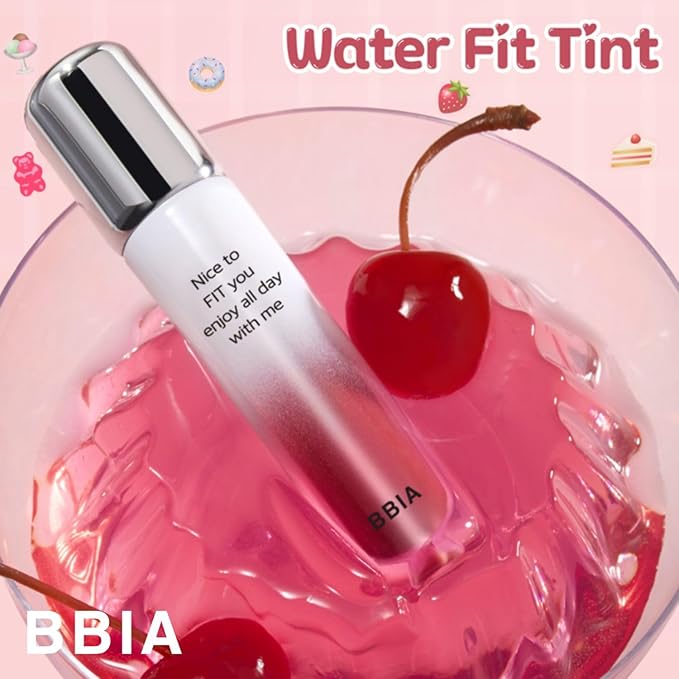BBIA Water Fit Tint - Extreme Persistence Long-Lasting Watery Glow Fixing Tint Lightweight High Pigment Clear Colors Non-Smudging Glowy Finish Korean Daily Lip Makeup (01 HONEY SWEET, Pack of 1)