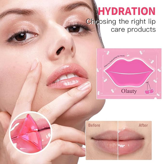 30 Pairs Lip Mask & Eye Mask,24K Gold Gel Eye Masks for Dark Circles,Wrinkles and Fine Lines,Moisturizing Collagen Lip Mask Reduce Lines and Dry Lips, Effectively Nourishes Skin Care