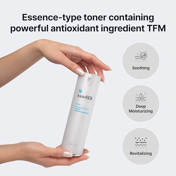 FM04 REWINDING Essence Toner, 3.72 fl oz | Nourishing and Hydrating Toner for Sensitive Skin, Korean Skin Care Toner for Face with Patented Raw Materials TFM