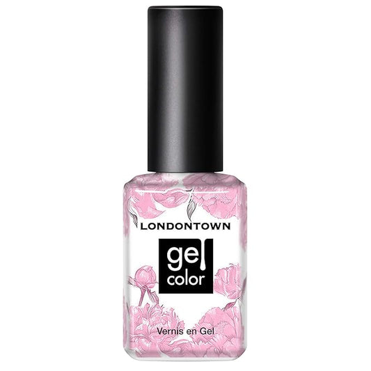 LONDONTOWN UV/LED Gel Nail Polish, Gel Color, Shade of Pink, Afternoon Tea (12 mL), 1 Count (Pack of 1)