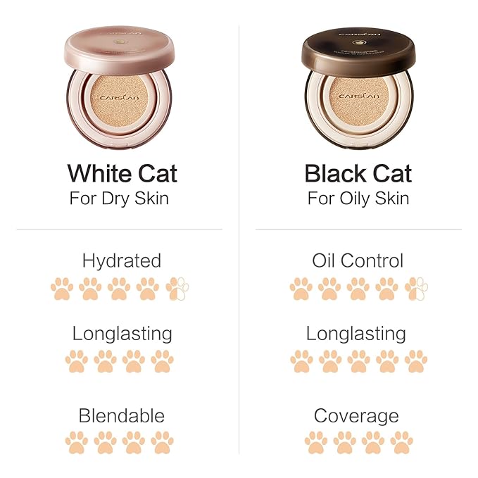 Lasting Air Cushion Cream Face Foundation Makeup, Lightweight, Medium to Full Coverage, Semi-Matte, Long-Lasting Oil Control Finish Foundation, P01 Fair Pink For Oil Skin (Refill Included)