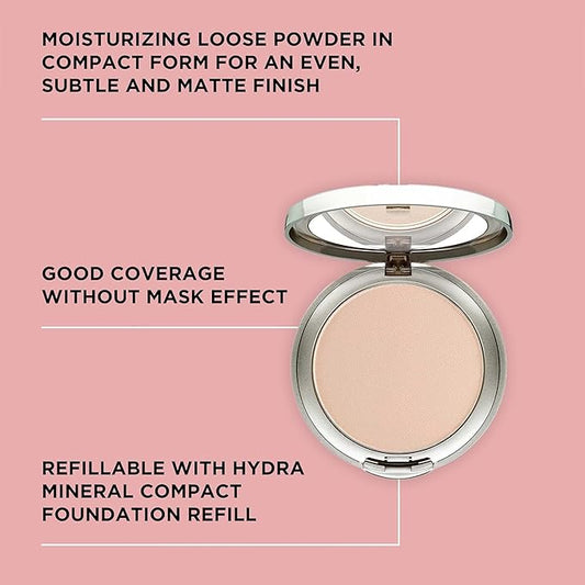 ARTDECO Hydra Mineral Compact Foundation Refill - ivory N°55 - refillable system for Hydra Mineral Compact Foundation - good coverage without mask-like effect - makeup - powder - 0.35 Oz