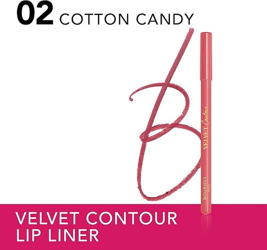 Bourjois Contour Edition Lip Liner - # 02 Coton Candy by Bourjois for Women - 0.04 oz Lip Liner