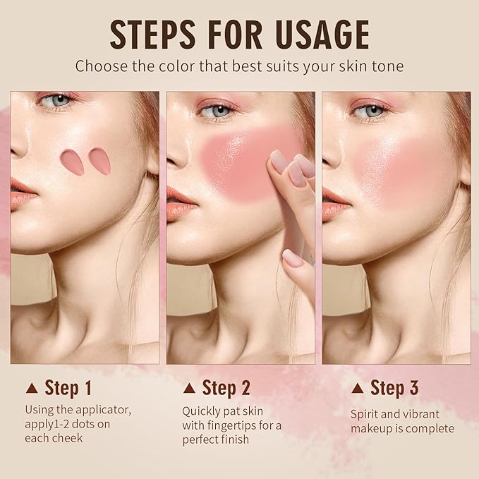 LaMu'S COSMETICS Soft Pinch Weightless Liquid Blush, Long-Lasting Beauty Natural Waterproof Face Liquid Blush For All-Day Wear (Joy-Nude Pink, 0.25fl.oz/7.5ml)