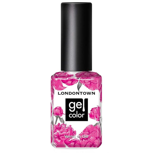 LONDONTOWN UV/LED Gel Nail Polish - Long Lasting, Chip Resistant High Shine Color - Glossy Hot Pink, Berry Punch, 12ml/.40fl oz