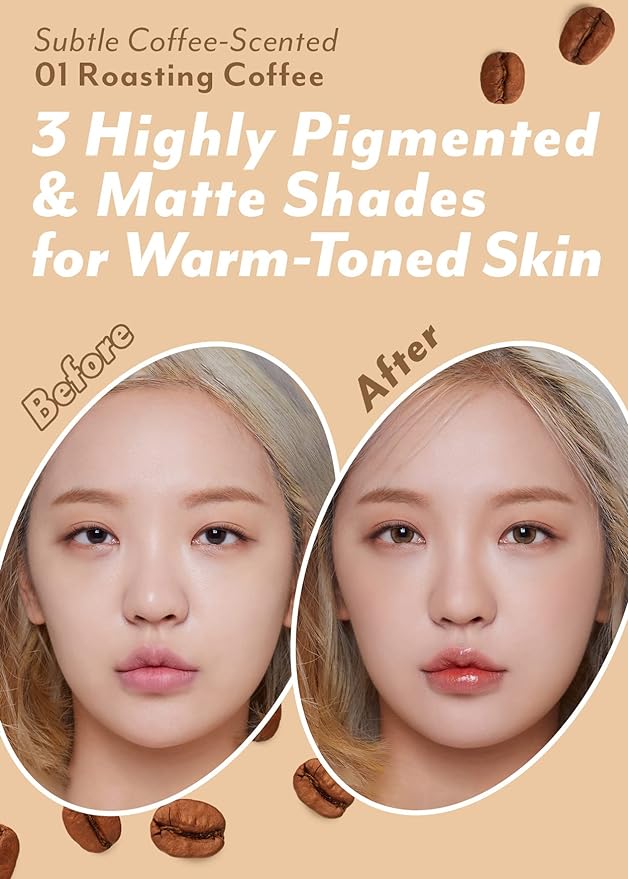 I'm Meme Palette - Afternoon Tea Contour | Roasting Coffee, Bronzer Palette for Face & Cheeks, Matte Powder Bronzer, Natural Makeup, Buildable Coverage, Light to Medium, For Warm Tone Skin, 0.4 Oz