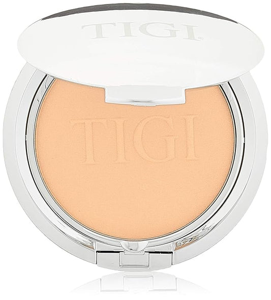 TIGI Cosmetics Powder Foundation, Pure, 0.37 Ounce