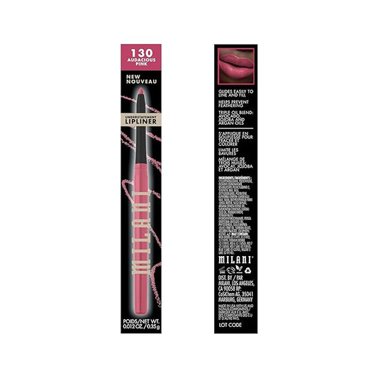 Milani Understatement Lipliner Pencil - Highly Pigmented Retractable Soft Lip Liner Pencil, Easy to Use Lip Makeup