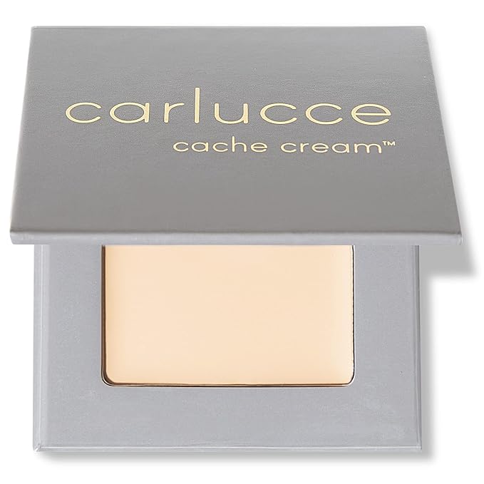 Carlucce Cache Cream 3-in-1 Makeup Color Palette, Raw - Foundation, Concealer & Primer, Medium - Full Coverage, Natural Finish, Vegan & Cruelty Free