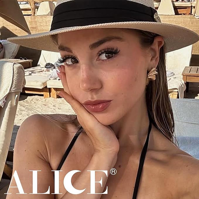 ALICE Lash Clusters Wispy Cluster Eyelash Extensions 192pcs Natural Individual Lashes DIY Lash Extension 10-18mm Cluster Eyelashes with Mix 4-7mm of Lash Band