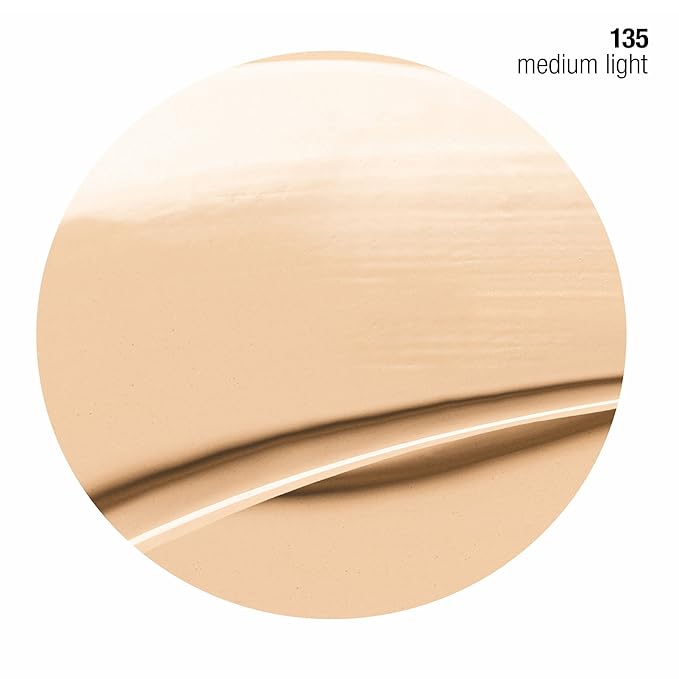 COVERGIRL Advanced Radiance Age Defying Foundation Makeup, Medium Light 135, 1 Ounce (packaging may vary) (Pack of 2)