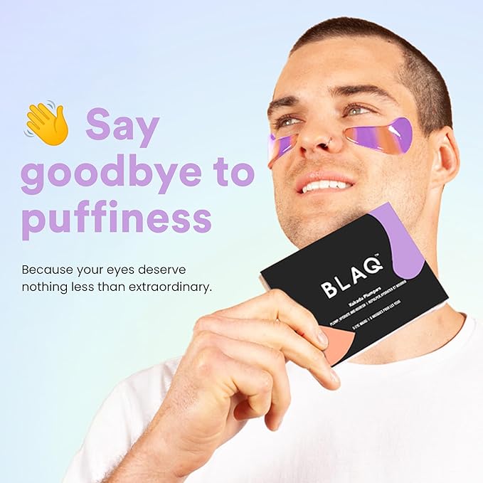 BLAQ Kakadu Plumpers Premium Under Eye Patches for Dark Circles and Puffiness. Australian Native Plum Extracts, Vegan and Cruelty-Free, 5-Pack
