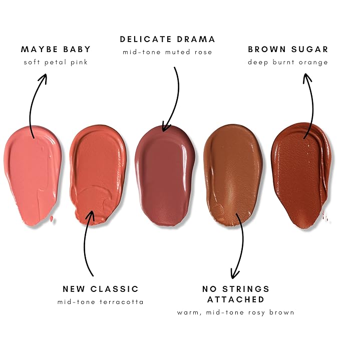 Half Caked In Sync Liquid Blush - Pigmented, Long-Lasting, Multi-Use Liquid Color - Lightweight, Natural Finish - Fragrance-Free, Clean, Vegan & Cruelty-Free, 15ml (Brown Sugar)