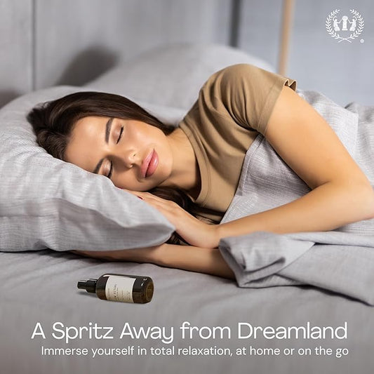Muse Apothecary Pillow Ritual - Aromatic, Calming and Relaxing Pillow Mist, Linen and Fabric Spray - Infused with Natural Aromatherapy Essential Oils - 8 oz, Fleur du Lavender